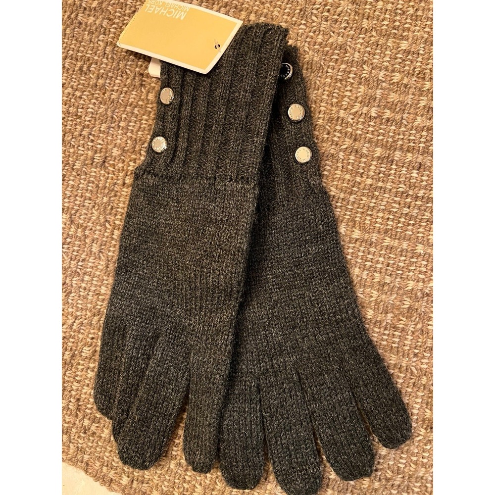 Michael Kors gray gloves OS NWT